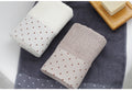 Thickened soft absorbent cotton face towel